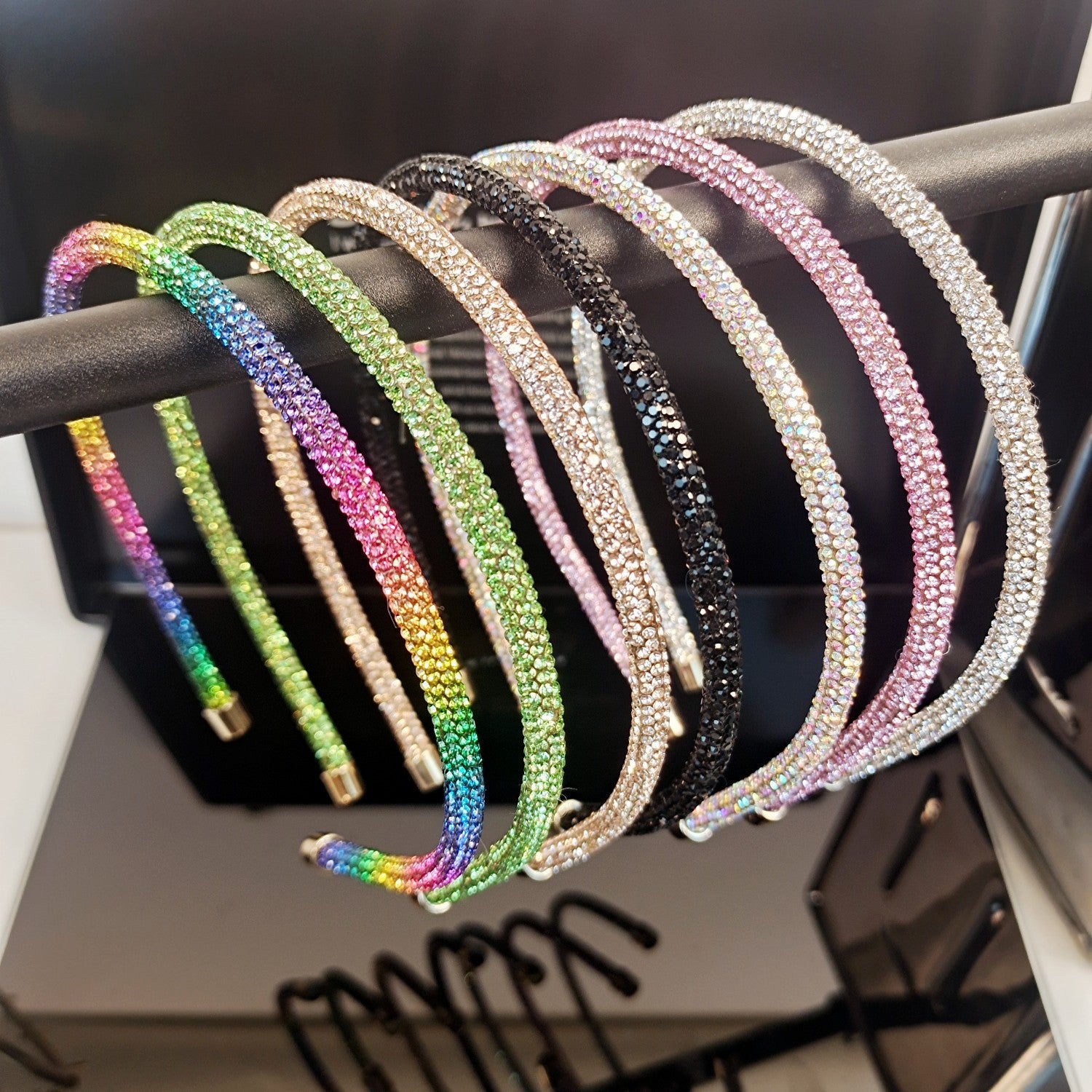 Wholesale Slim-edged Ultra-flash Rhinestone Headband